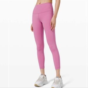 Lululemon Wunder Under Luxtreme 28” High Rise Magenta Glow Pink 4 leggings